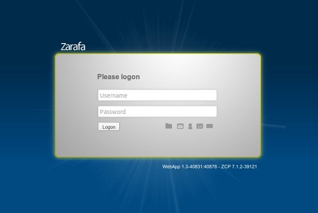 Zarafa WebApp