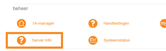 Webindex - Server Info